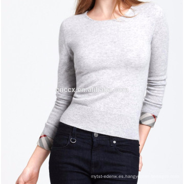 Suéter de cachemir de cuello alto de alta calidad cottonwinter 15PKCAS17 mujeres